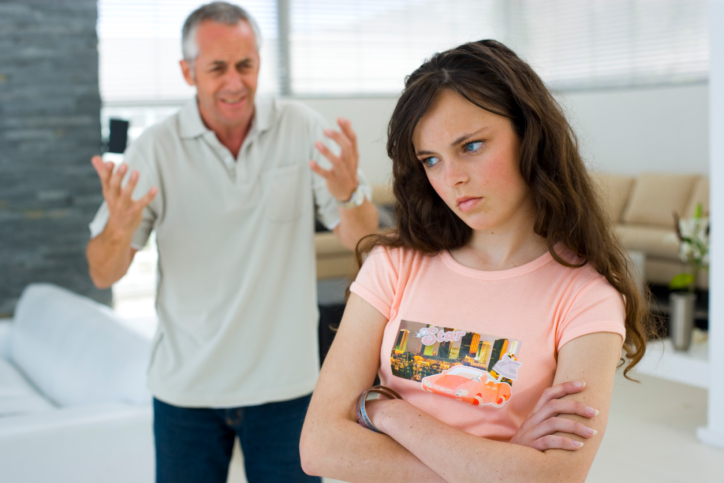 Father And Daughter In Argument1