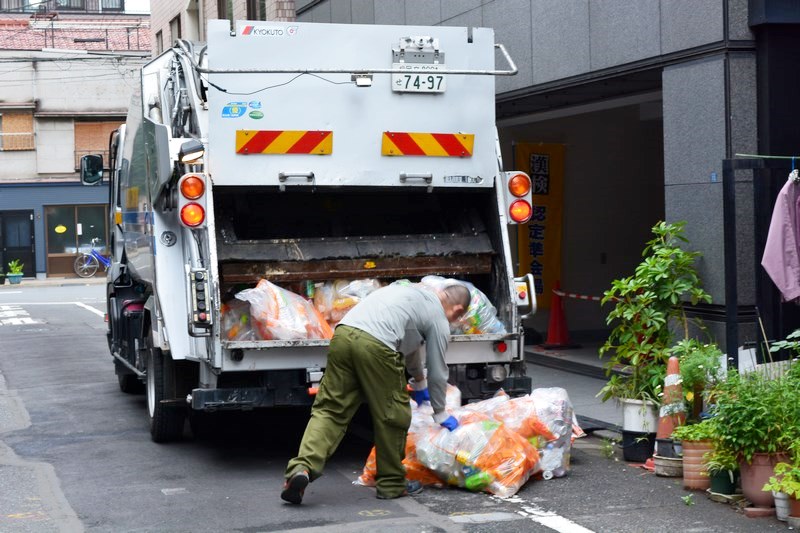 Garbage in Japan
